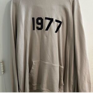 Fear of God Essentials Men's Grey Hoodie Sz XL